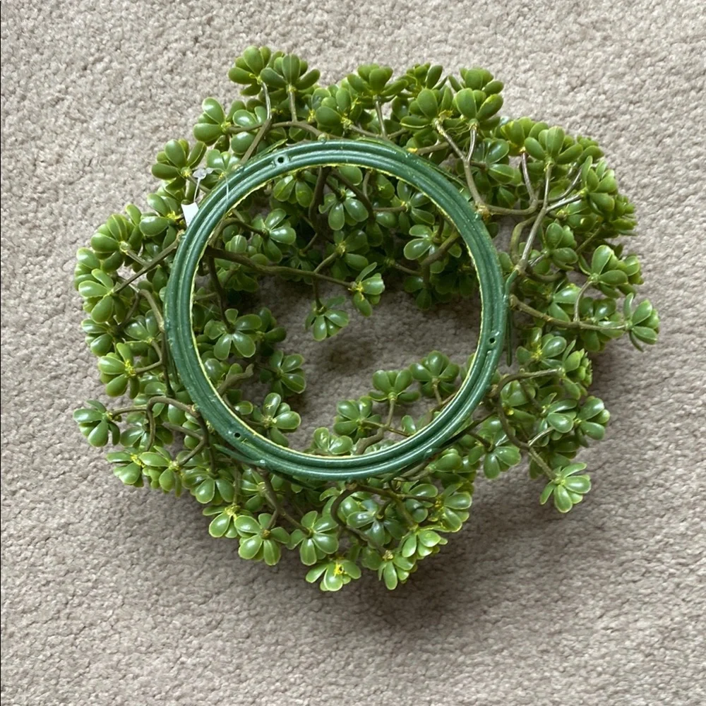 Green Succulent Wreath
